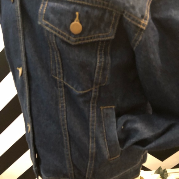 Sharewin Oversized Jean Jacket - Picture 5 of 8